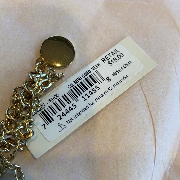 BCBGeneration "FEARLESS" Mini Cord Necklace NWT - Picture 4 of 5